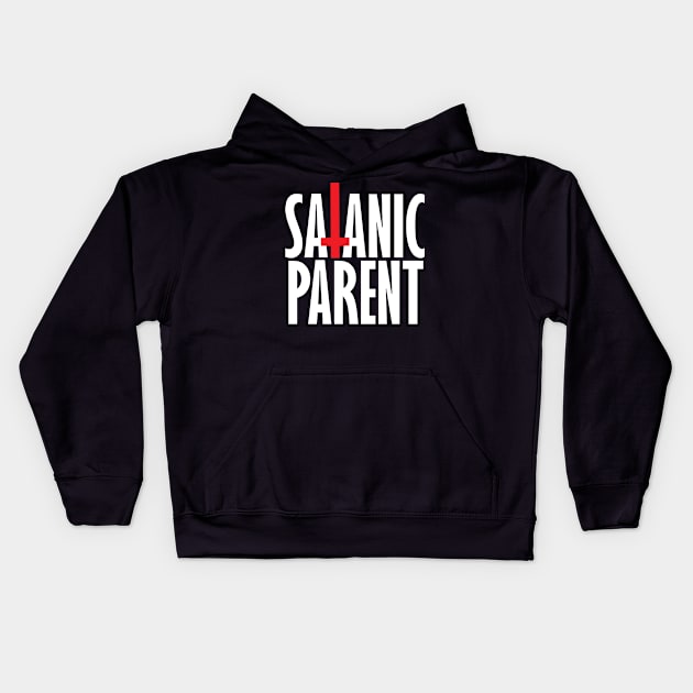 Satanic Parent Kids Hoodie by artpirate